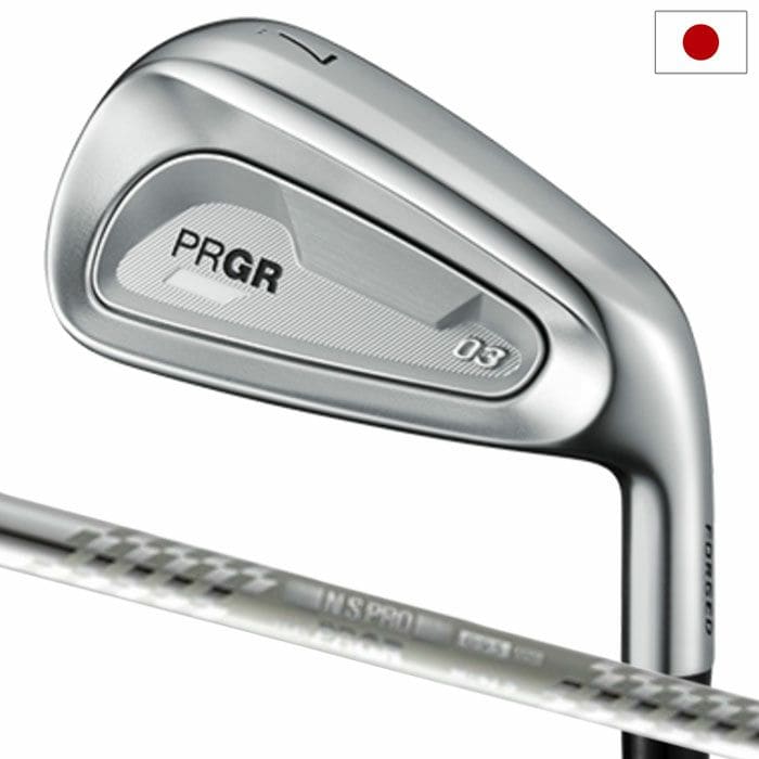 プロギア ゴルフ PRGR 03 アイアン 5本組(#7-P,A) メンズ 右用 スペックスチールⅢ Ver.2 スチールシャフト 2025年モデル 日本正規品 ゴルフ ゴルフクラブ golf
