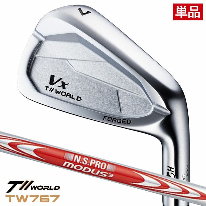 本間ゴルフ T//WORLD TW Vx アイアン 単品(#5,AW) メンズ 右用 N.S.PRO MODUS3 TOUR 105 スチールシャフト HONMA 2024年モデル 日本正規品 ゴルフクラブ【TW767】