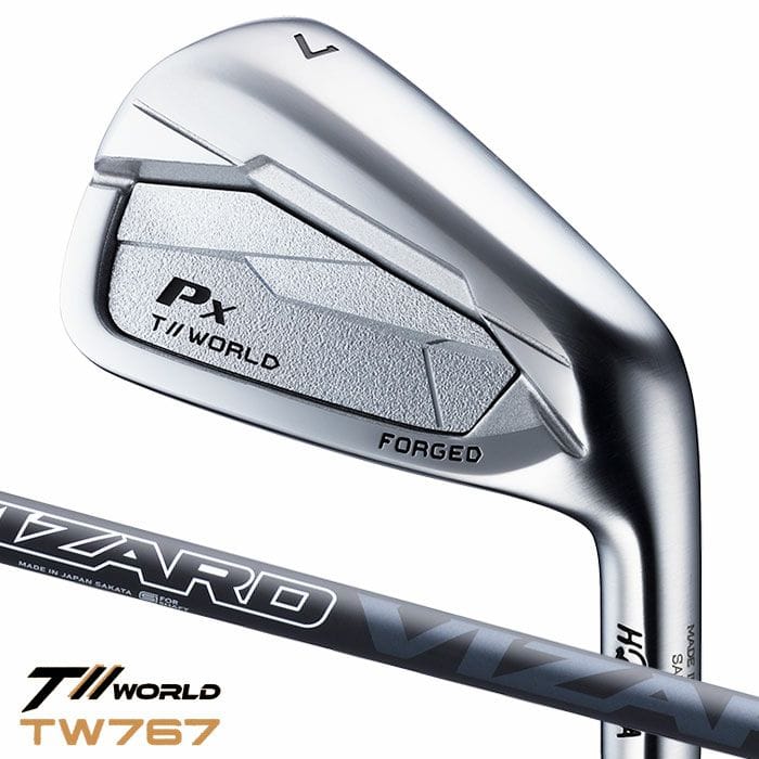 本間ゴルフ T//WORLD TW Px アイアン 5本セット(#6-9,PW) メンズ 右用 VIZARD EZ-C カーボンシャフト HONMA 2024年モデル 日本正規品 ゴルフクラブ【TW767】