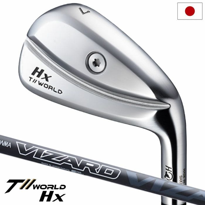 本間ゴルフ T//WORLD Hx IRON ツアーワールド アイアン 5本セット(6-9,P) メンズ 右用 VIZARD EZ-C カーボンシャフト HONMA 日本正規品 ゴルフクラブ golf