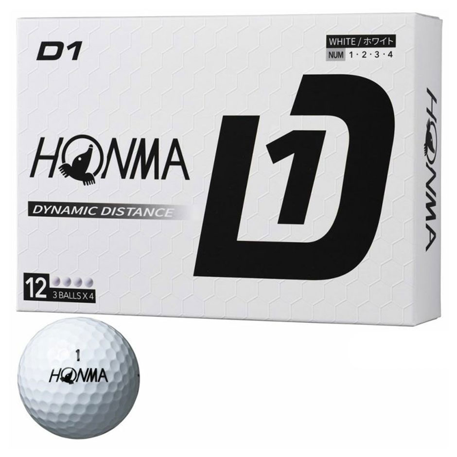 本間ゴルフ ホンマ HONMA 2024 D1ボール 1ダース(12球入) ゴルフボール 2024年モデル 日本正規品 ゴルフ golf