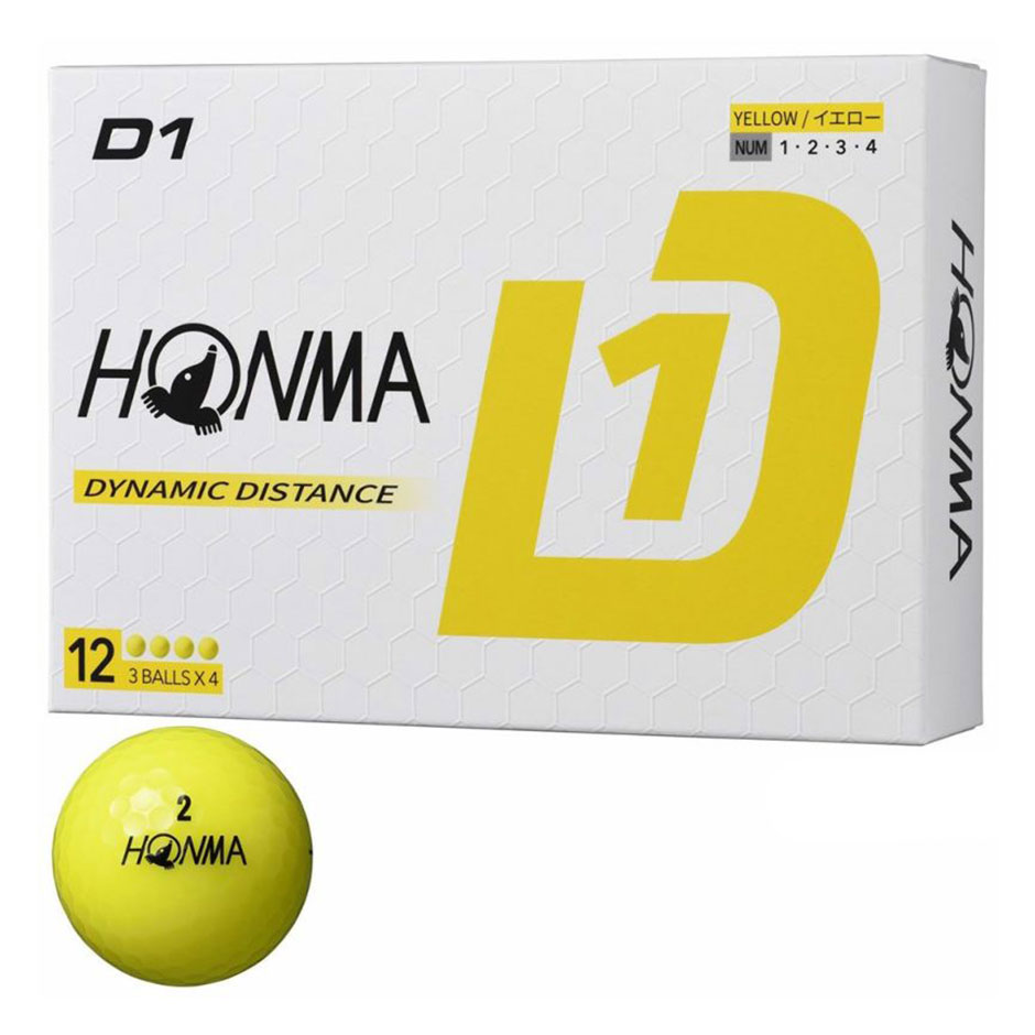 本間ゴルフ ホンマ HONMA 2024 D1ボール 1ダース(12球入) ゴルフボール 2024年モデル 日本正規品 ゴルフ golf