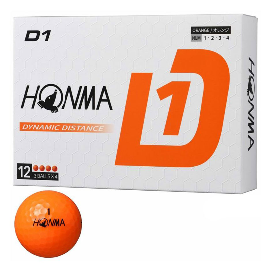 本間ゴルフ ホンマ HONMA 2024 D1ボール 1ダース(12球入) ゴルフボール 2024年モデル 日本正規品 ゴルフ golf