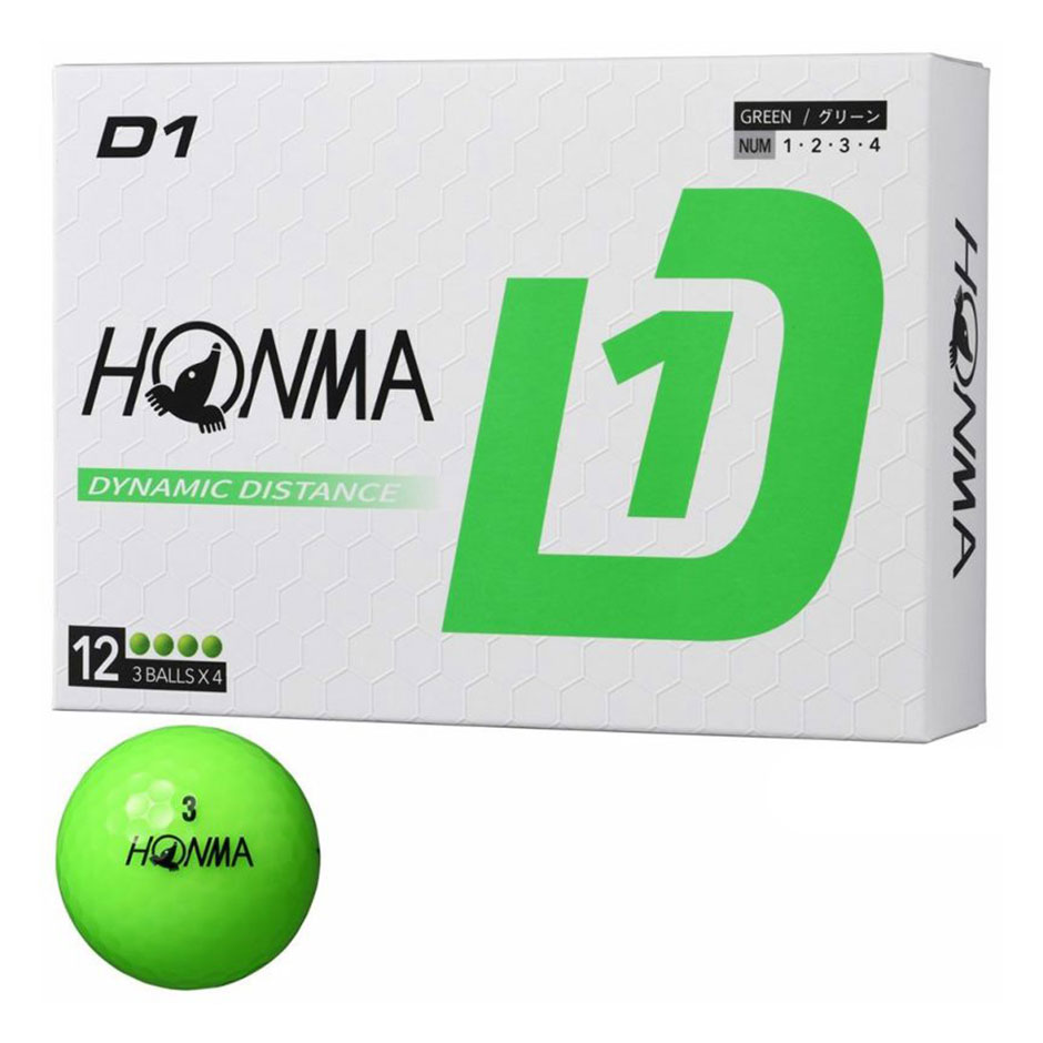 本間ゴルフ ホンマ HONMA 2024 D1ボール 1ダース(12球入) ゴルフボール 2024年モデル 日本正規品 ゴルフ golf