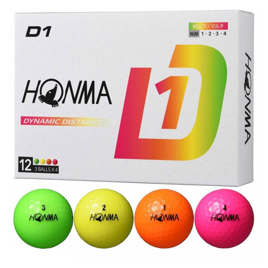 本間ゴルフ ホンマ HONMA 2024 D1ボール 1ダース(12球入) ゴルフボール 2024年モデル 日本正規品 ゴルフ golf