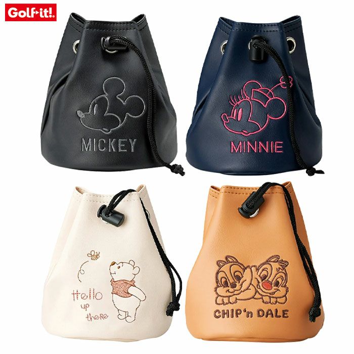 ライト ディズニー キャラクター ポーチ C-207 C-208 C-209 C-210 ゴルフ ゴルフイット 日本正規品