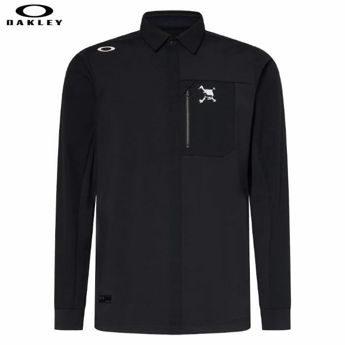 オークリー OAKLEY シャツ Skull Ideally Hybrid LS Shirt メンズ 長袖 FOA408238 ゴルフ 2025秋冬モデル 日本正規品