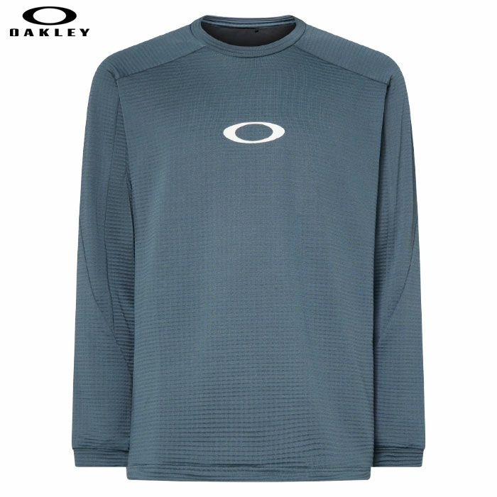 オークリー OAKLEY シャツ Enhance Light Grid L/S Crew 5.7 メンズ 長袖 FOA408123 ゴルフ 2025秋冬モデル 日本正規品