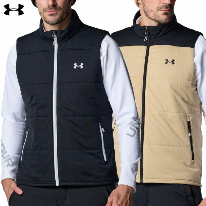 アンダーアーマー UAドライブ プロ インサレーテッド フルジップ ベスト 6007925 メンズ UNDERARMOUR 2025秋冬モデル ゴルフウェア 日本正規品