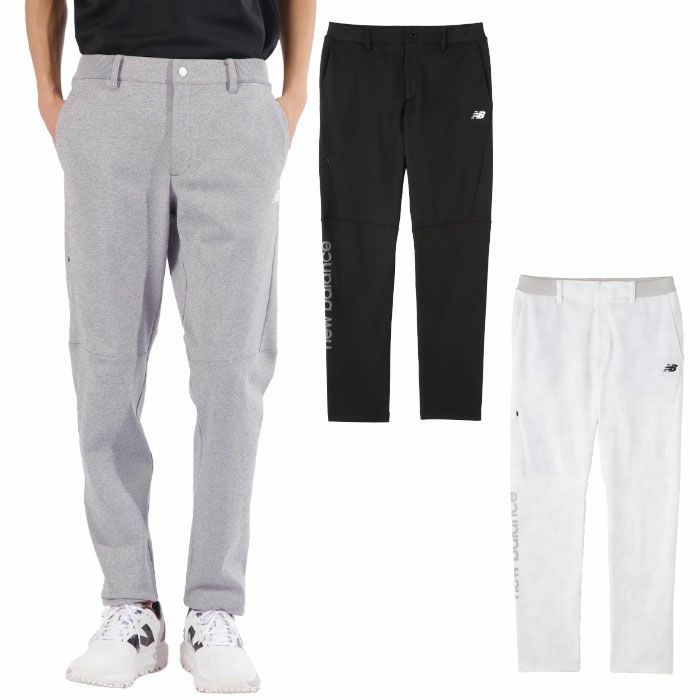 ニューバランス 軽量ダンボールニット×裏メッシュ スウェット テーパード ロングパンツ 012-5136003 メンズ ゴルフウェア newbalance 2025春夏モデル 日本正規品