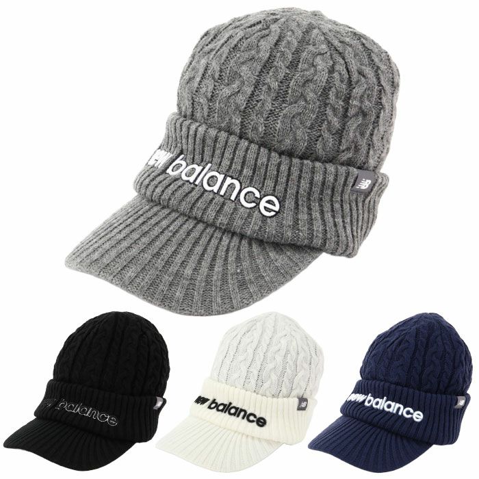 ニューバランス ブリムビーニー 012-5287015 メンズ ニットキャップ 防寒 ゴルフキャップ 帽子 new balance 2025秋冬モデル 日本正規品