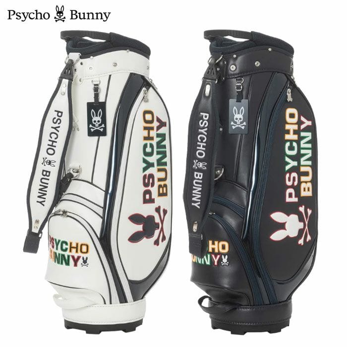 サイコバニー Psycho Bunny LOGOART キャディバッグ 9.0型 PBMG5FC4 46インチ対応 ゴルフバッグ 2025年モデル 日本正規品