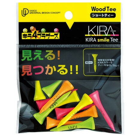 キャスコ Kasco KIRA Smileティー ショート 全長40mm
