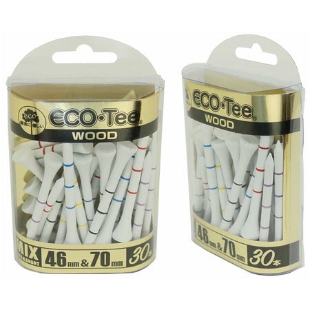 セントラル工商 エコティー ショート&ロング ウッドティー ホワイト TTW-113