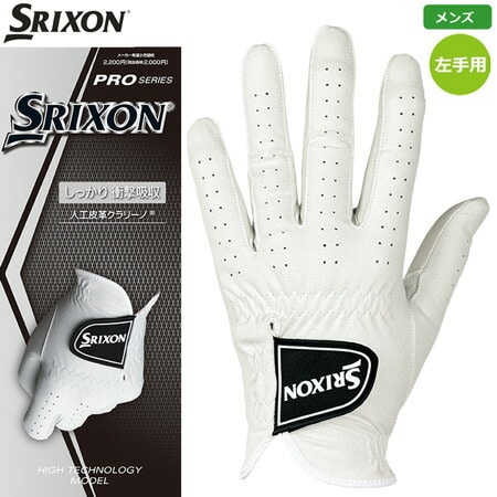 ダンロップ スリクソン ゴルフ メンズ 全天候型 人工皮革 グローブ 左手用  GGG-S029 日本正規品 golf