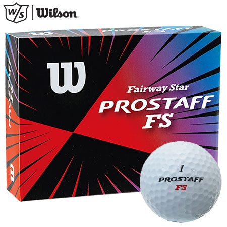 ウイルソンスタッフ プロスタッフ FS 2ピース ゴルフボール PROSTAFF FS 1ダース(12個入り) 日本正規品 ゴルフ golf