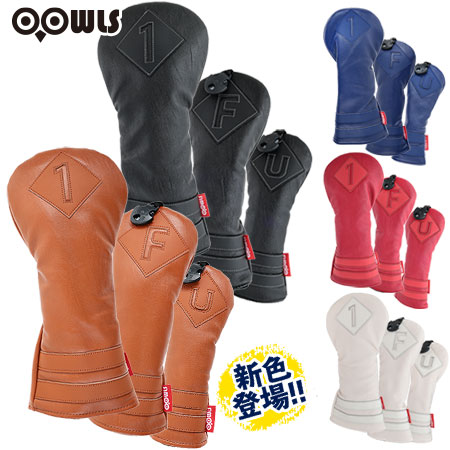 OOWLS まるで本革 オンリーカラーズ ヘッドカバー JYP-JT21OLHK ドライバー ホワイト 製造直販【ジーパーズオリジナル商品】