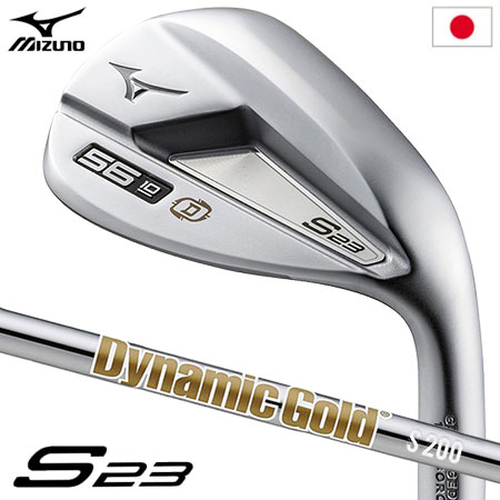 ミズノ ゴルフ S23ウエッジ ホワイトサテンブラッシュ仕上げ メンズ 右用 Dynamic Gold HT スチールシャフト 2022年モデル 日本正規品 golf