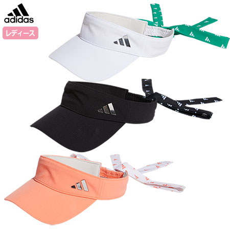アディダス モノグラム リボンバイザー MGR65 レディース adidas 2023春夏モデル 日本正規品 ゴルフ レディス