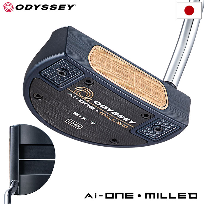 オデッセイ ゴルフ ODYSSEY AI-ONE MILLED SIX Tパター メンズ 右用 STROKE LAB 90シャフト 34インチ 日本正規品 2023年モデル ゴルフクラブ 34inc 34インチ golf