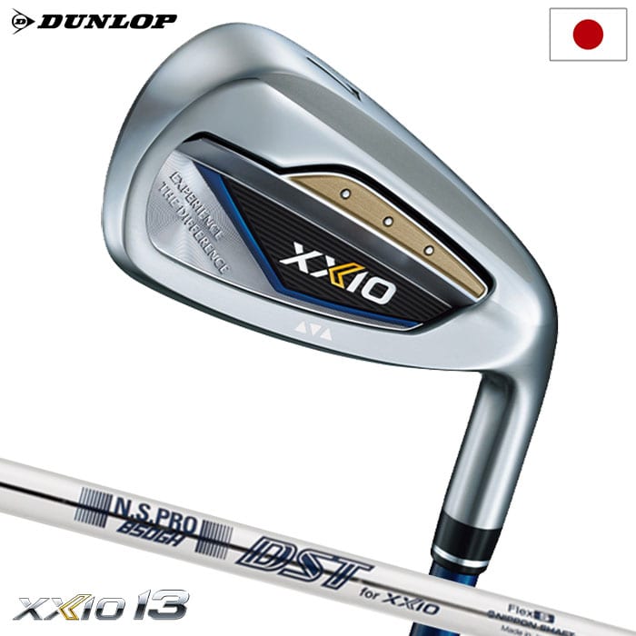 XXIO13 ゼクシオ ゴルフ 13 アイアン 単品 (＃5、AW、SW) ネイビー メンズ 右用 N.S. PRO 850GH DST for XXIO スチールシャフト DUNLOP 2024年モデル 日本正規品 ゴルフクラブ golf