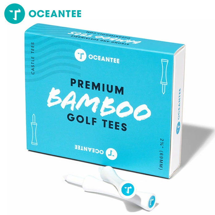 OCEANTEE ゴルフティー 竹製 段付き 69mm 箱入り 15本入 T-796 ライトゴルフ オーシャンティー ラウンド用品