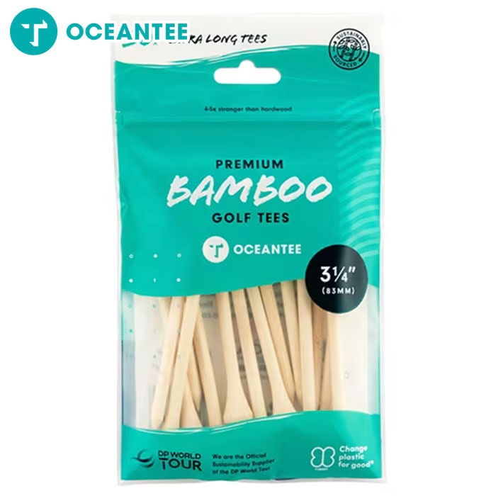 OCEANTEE ゴルフティー 竹製 83mm 袋入り 30本入 T-788 ロング ライトゴルフ オーシャンティー ラウンド用品