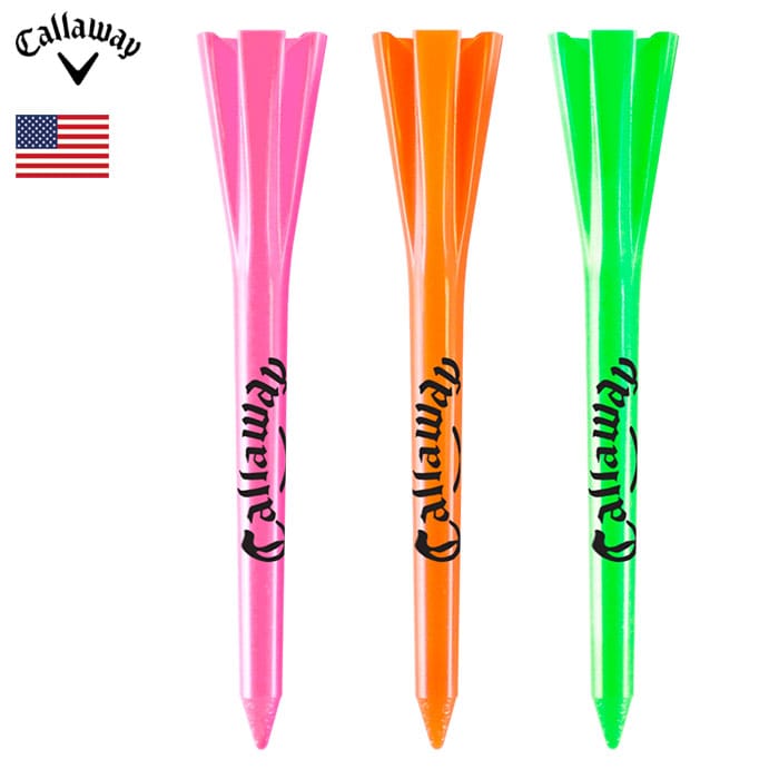 キャロウェイ PERFORMANCE TEES NEON MIX パフォーマンスティー 70mm 30本入 070021500081 ティー USA直輸入品