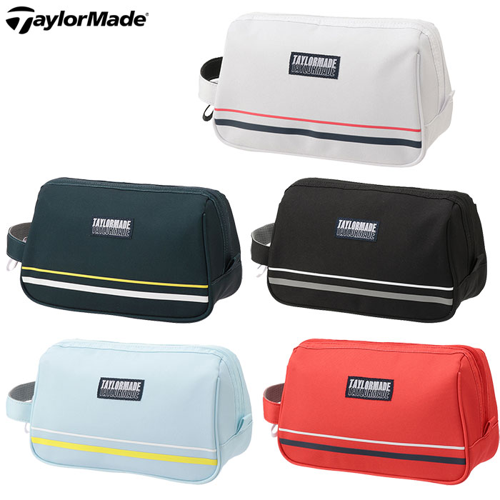テーラーメイド ゴルフ グラフィックロゴ ポーチ UN061 TaylorMade 2024年モデル 日本正規品 ゴルフ用品