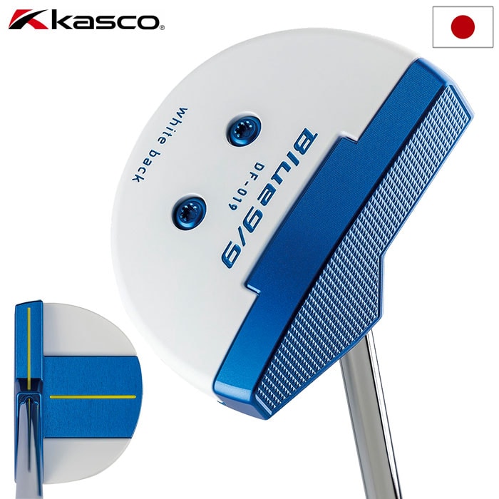 キャスコ ゴルフ Blue9/9 DELTA-FACE丸マレットDF-019 パター メンズ 右用 KASCO 2024年モデル 日本正規品 34inc 34インチ golf