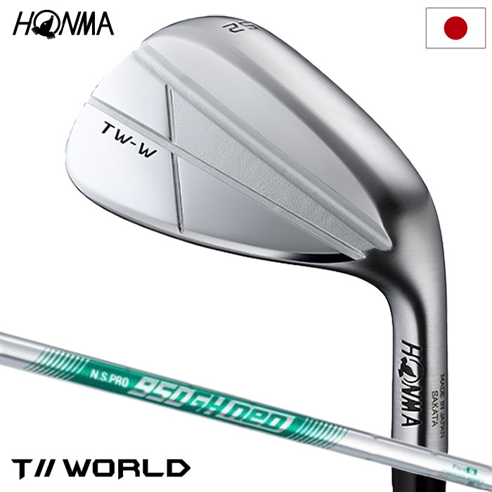 本間ゴルフ T//WORLD TW-W 2024 Chrome ウェッジ クロームメッキ仕上げ メンズ 右用 N.S.PRO 950GH neo 2024年モデル 日本正規品 golf
