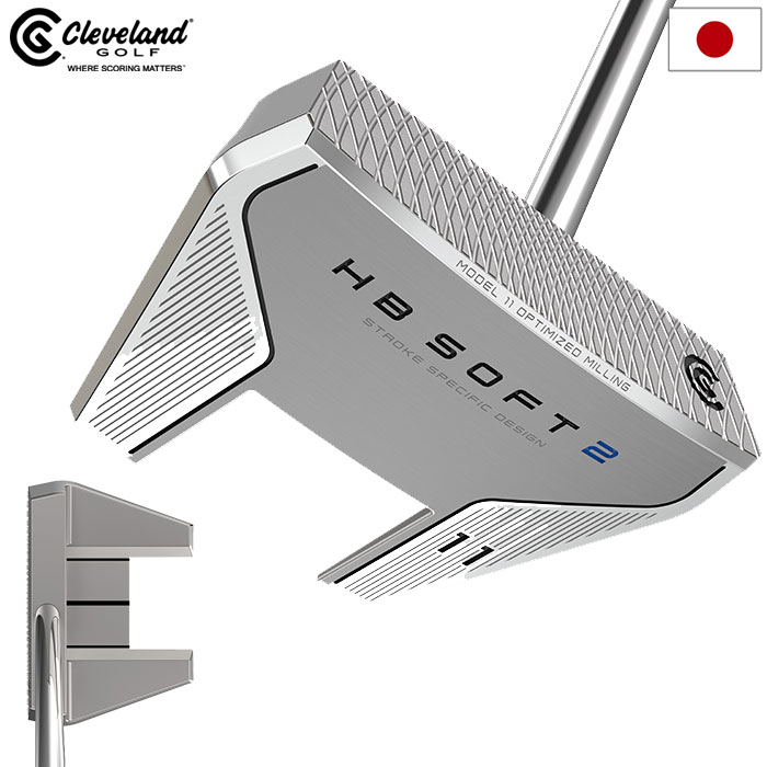 クリーブランド ゴルフ HB SOFT 2 パター #11C メンズ 右用 スチールシャフト 2024年モデル 日本正規品 34inc 34インチ golf