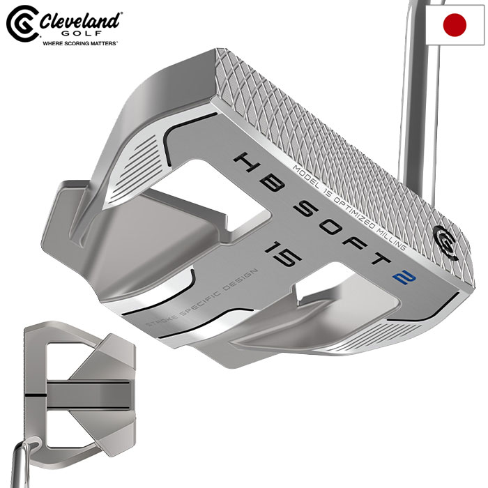 クリーブランド ゴルフ HB SOFT 2 パター #15 メンズ 右用 スチールシャフト 2024年モデル 日本正規品 34inc 34インチ golf