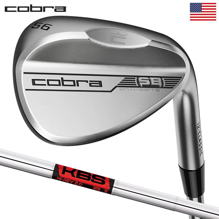 コブラ ゴルフ COBRA SNAKEBITE Raw Wedge ウェッジ メンズ 右用 スネークバイト KBS Hi-REV 2.0 Wedge スチールシャフト 2024年モデル USA直輸入品 golf