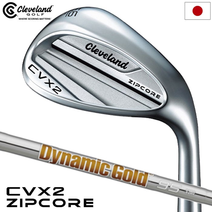 クリーブランド ゴルフ CVX 2 ZIPCORE ウエッジ メンズ 右用 ダイナミックゴールド 95 シャフト 日本正規品 2024年モデル golf