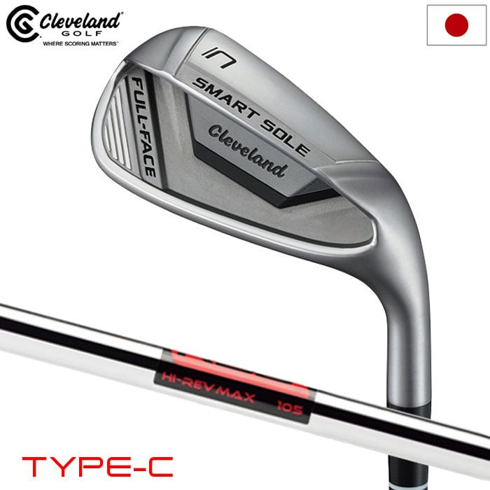 クリーブランド ゴルフ スマートソール FULL-FACE TYPE-C チッパー メンズ 右用 KBS Hi-Rev MAX105スチールシャフト 日本正規品 2024年モデル golf