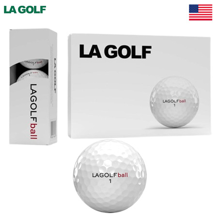 LA GOLF LAGOLF-ball 4ピース 1ダース 全12球 エルエー ゴルフボール USA直輸入品 USモデル ゴルフ golf