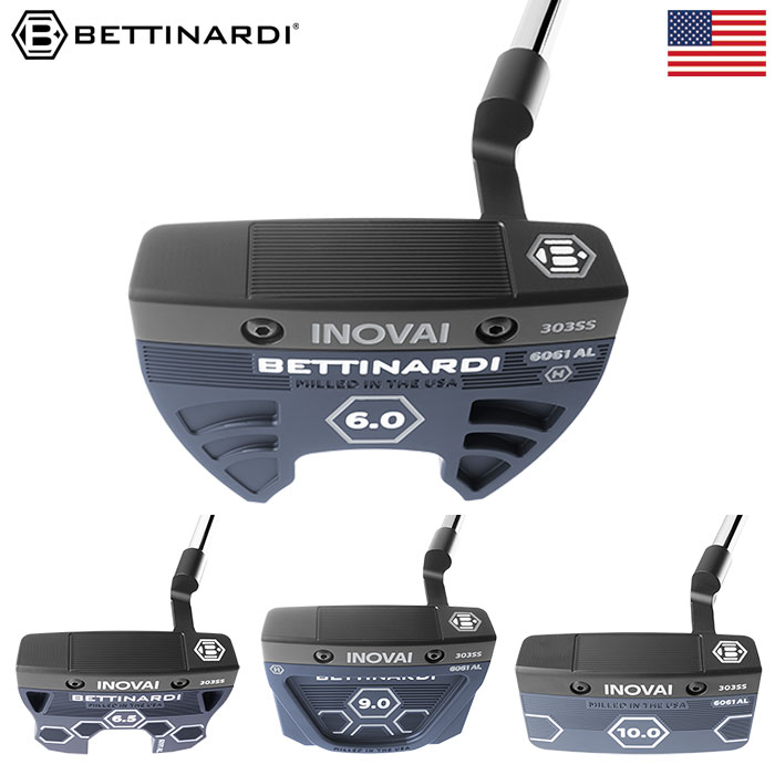 ベティナルディ ゴルフ 2024 INOVAI PLUMBER’S 6.0/6.5/9.0/10.0 パター メンズ 右用 ラムキン SINKTM FIT スタンダードブラック BETTINARDI USA直輸入品 34inc 34インチ golf