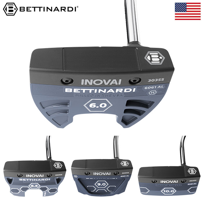 ベティナルディ ゴルフ 2024 INOVAI SPUD 6.0/6.5/9.0/10.0 パター メンズ 右用 ラムキン SINKTM FIT スタンダードブラック BETTINARDI USA直輸入品 34inc 34インチ golf