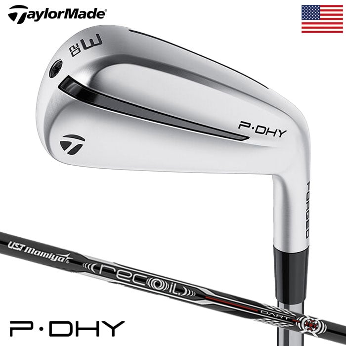 テーラーメイド ゴルフ TaylorMade PDHY ユーティリティアイアン メンズ 右用 UST RECOIL DART カーボンシャフト 2024年モデル USA直輸入品 ゴルフクラブ golf