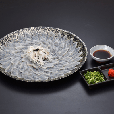 山口県産とらふぐ刺身4人前(冷凍)