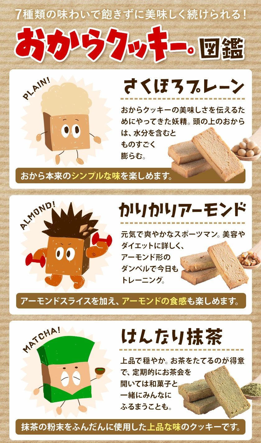 クッキー おからクッキー 大容量 350g 個包装 グルテンフリー 抹茶 黒ゴマ ほうじ茶 紅茶 ココア アーモンド ヘルシー 糖質オフ スイーツ ダイエット 食品 砂糖 バター 卵 《1-5営業日以内に出荷予定(土日祝日除く)》 _-rg_okacoky_s_25_1280_350gx1