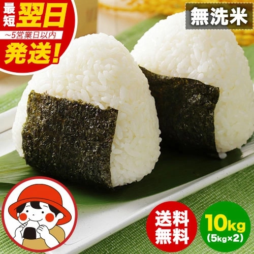 【最短翌日～5営業日以内に発送！】 国産 ふるさと 無洗米 10kg 送料無料 精米 国産ふるさと無洗米 非常食 保存食 こめ コメ kome 《1-5営業日以内に出荷予定（土日祝日を除く）》 _-rg_musenv7_25_s_9680_5kgx2