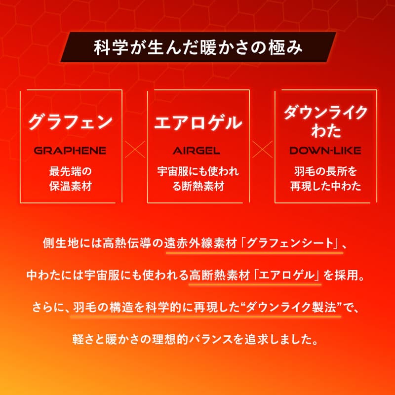 グラフェン ダウンライク 掛け布団 シングル チャコールグレー シングル