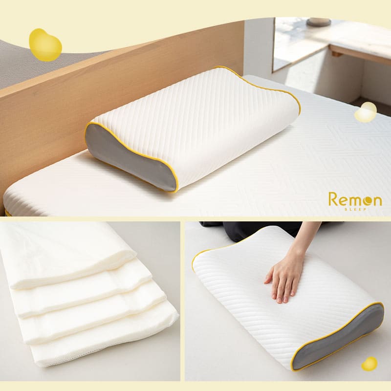 枕 REMONピロー ホワイト 35×50cm