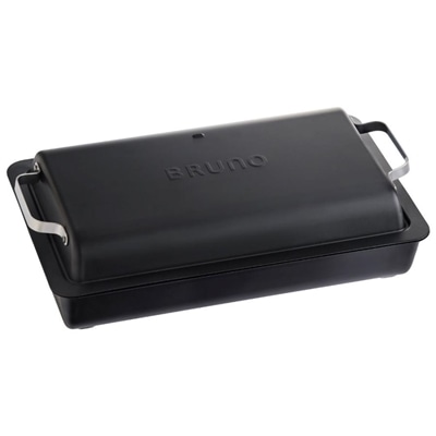 ブルーノ ホットプレート 大型 高火力 最高250℃ フラット BOE130-BK ブラック BRUNO