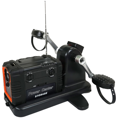 マリン商事 EL-30304 ポータブル電源 ペダル式 まわしてチャージ充電丸 PRO