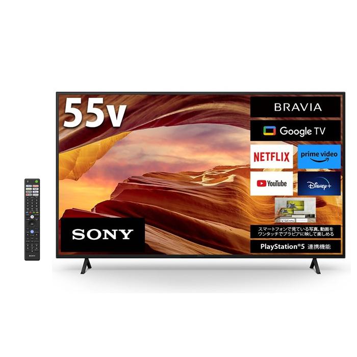 ソニー テレビ 55インチ 4K液晶テレビ 55V型 4Kチューナー内蔵 YouTube対応 Google TV機能搭載 BRAVIA KJ-55X75WL SONY