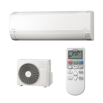 HITACHI 日立 RAS-AJ5625D-W スターホワイト ルームエアコン 主に18畳用 コンパクトエアコン 白くまくん AJシリーズ