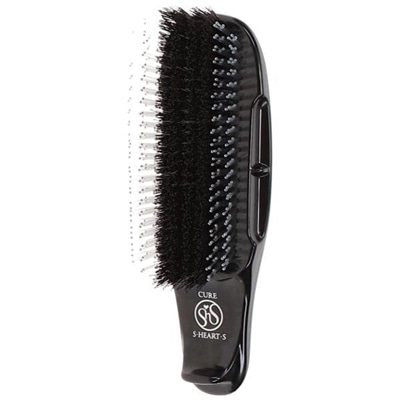 エス・ハート・エス ヘアブラシ トリートメントブラシ スカルプブラシ トリートメント専用 キュアブラック S・HEART・S